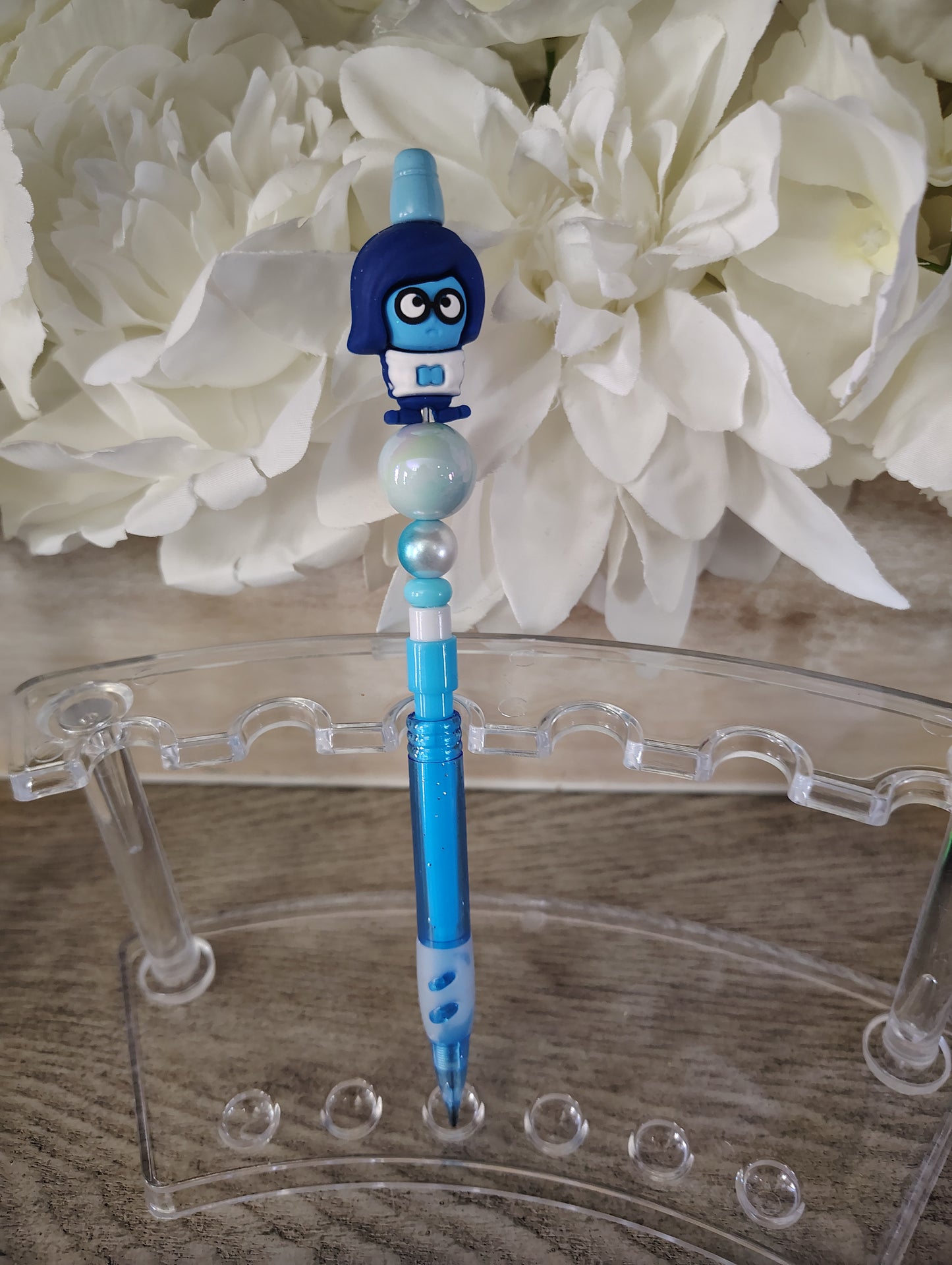 Inside Out Inspired Beaded Pencil