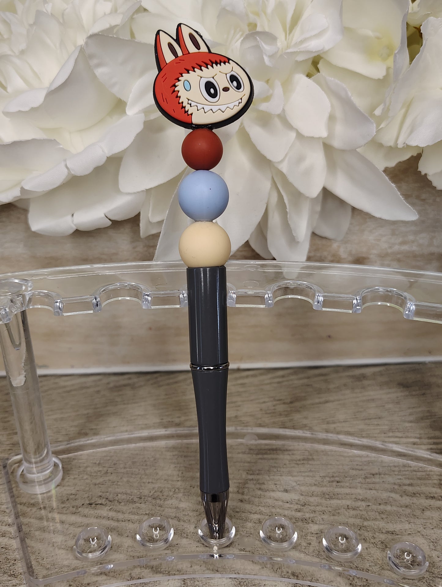 Labubu Inspired Beaded Pen
