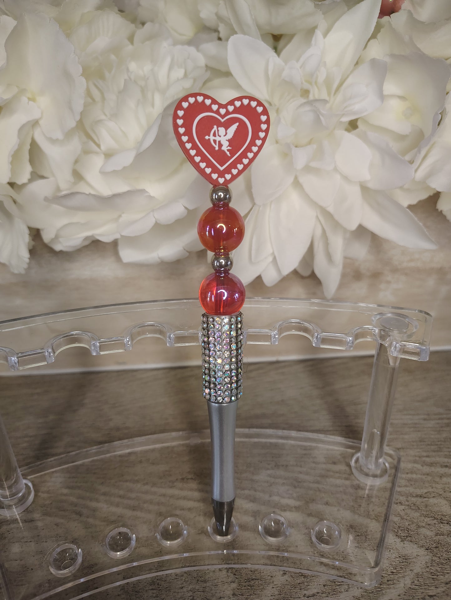 Cupid Heart Glam Beaded