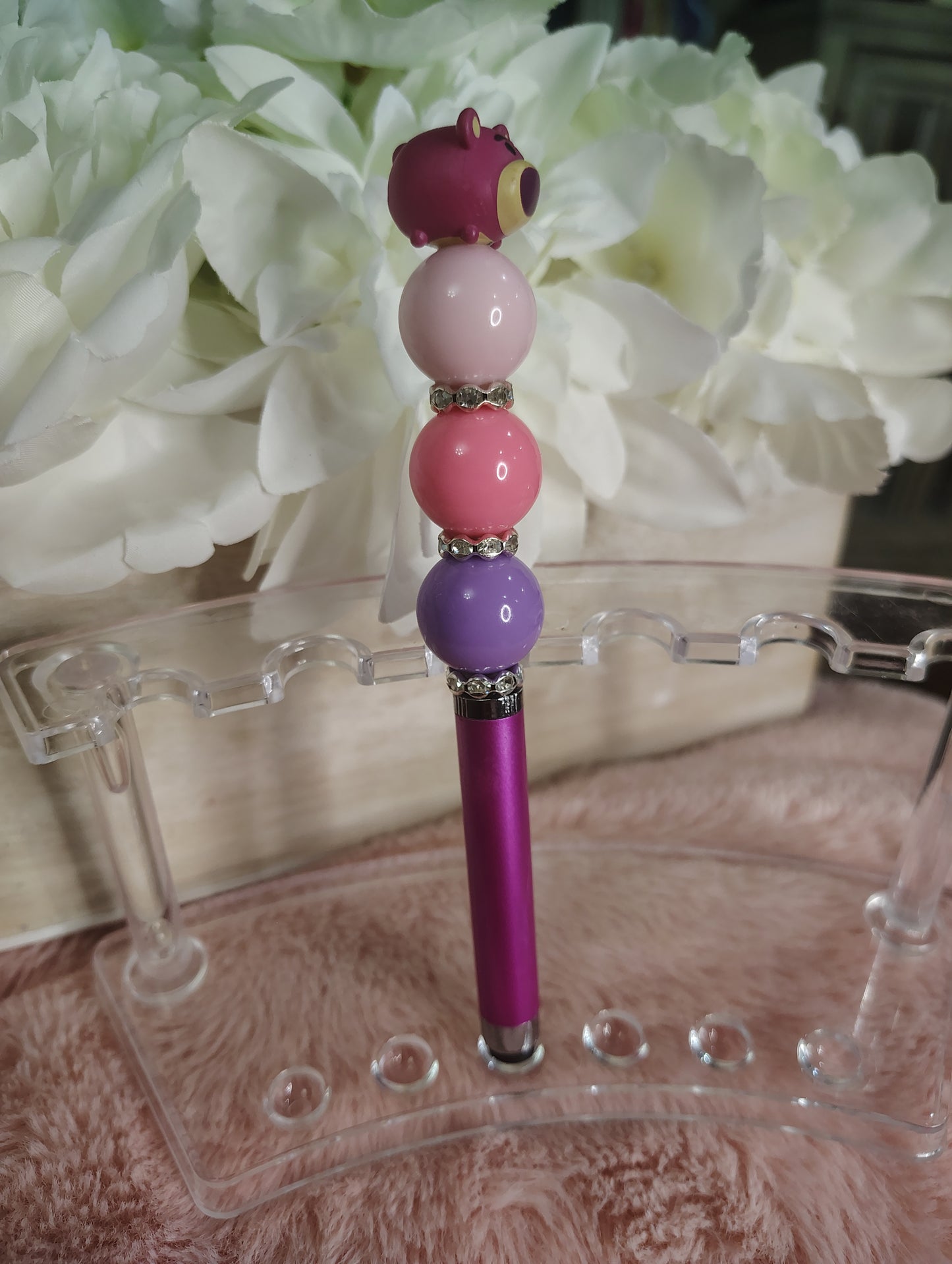 Lotso Inspired Beaded Stylus