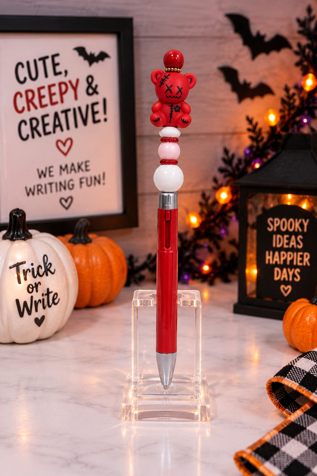 Scary Halloween Bear Pen