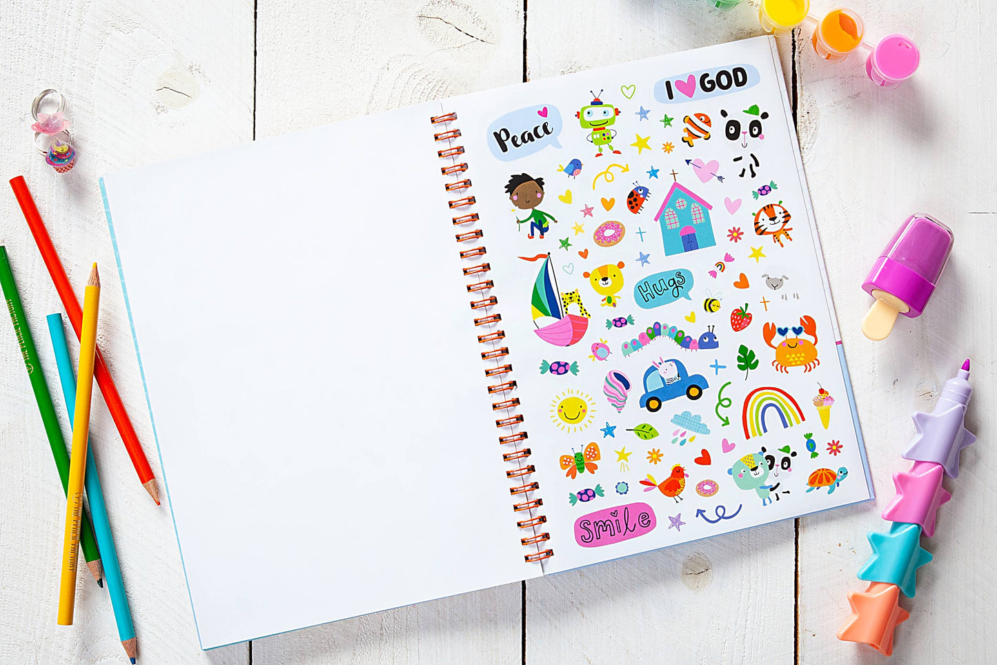 God Made Me (Kid's Journal, Valentine's Day Gifts)