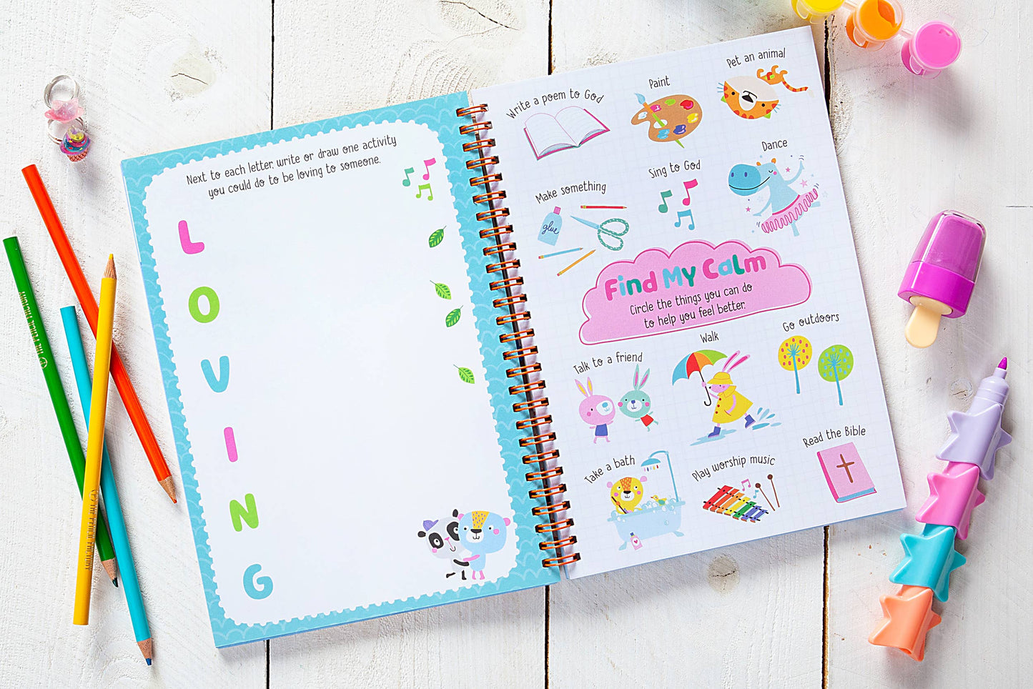 God Made Me (Kid's Journal, Valentine's Day Gifts)