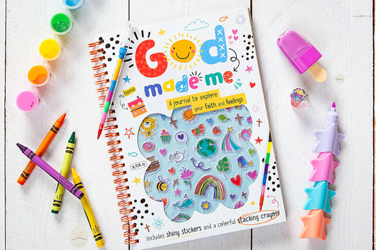 God Made Me (Kid's Journal, Valentine's Day Gifts)