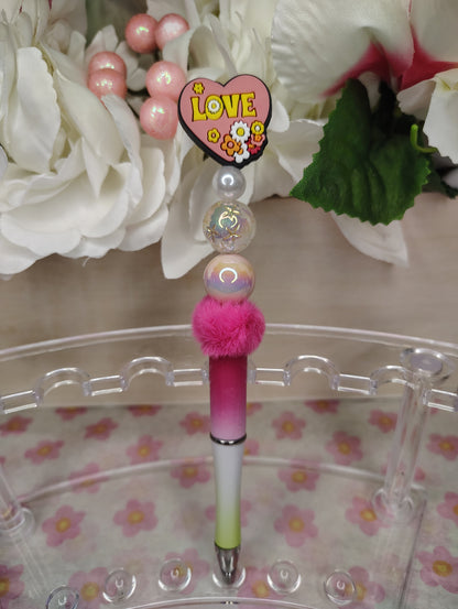 Groovy Love Pom Pom Pen