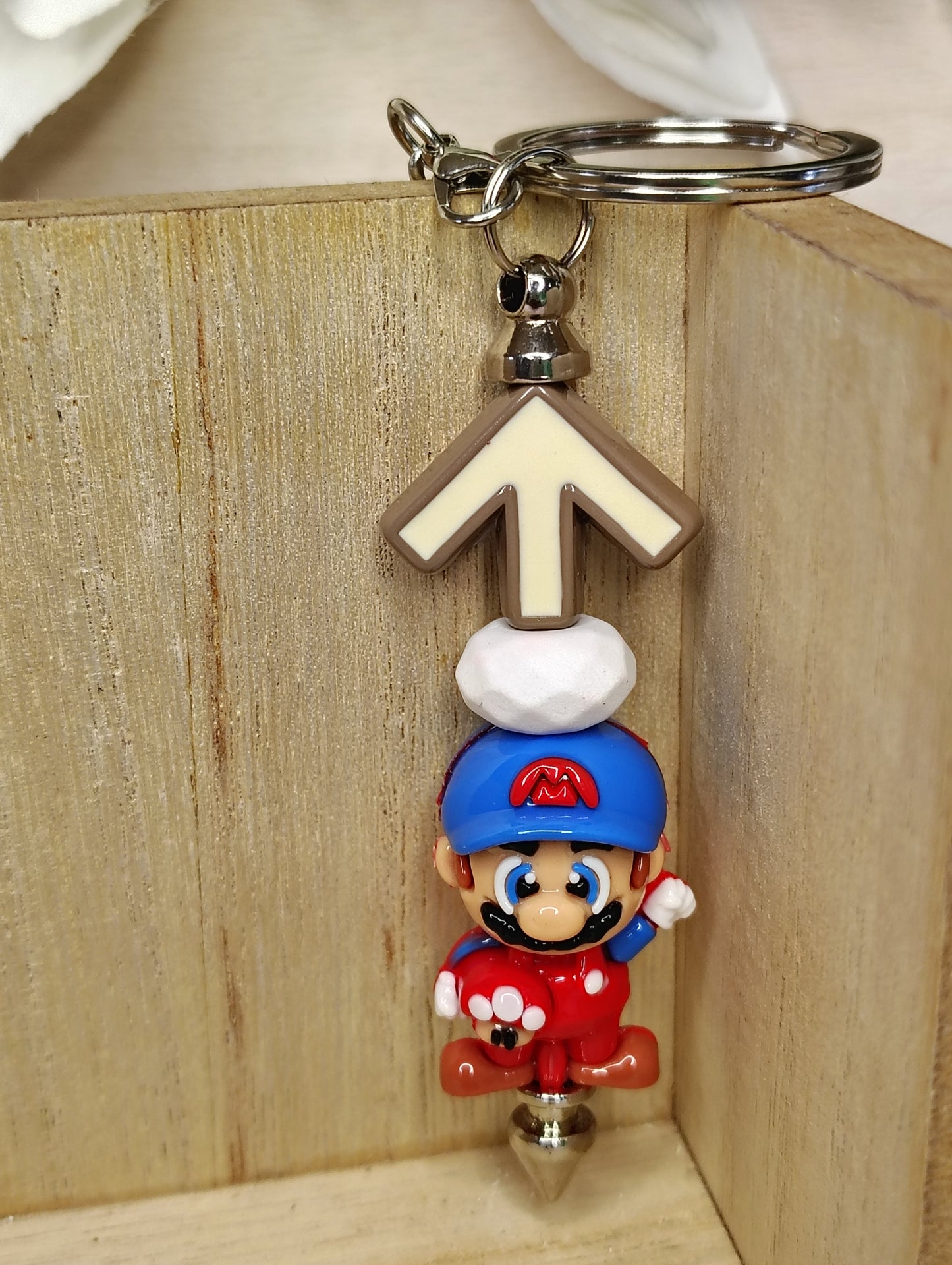 Mario Brothers Inspired | Beaded Keychain
