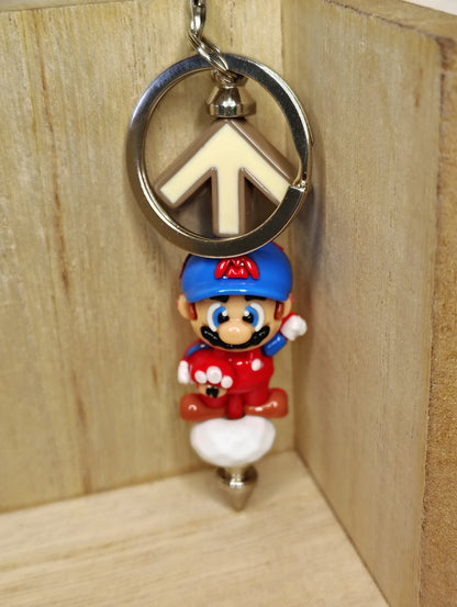 Mario Brothers Inspired | Beaded Keychain