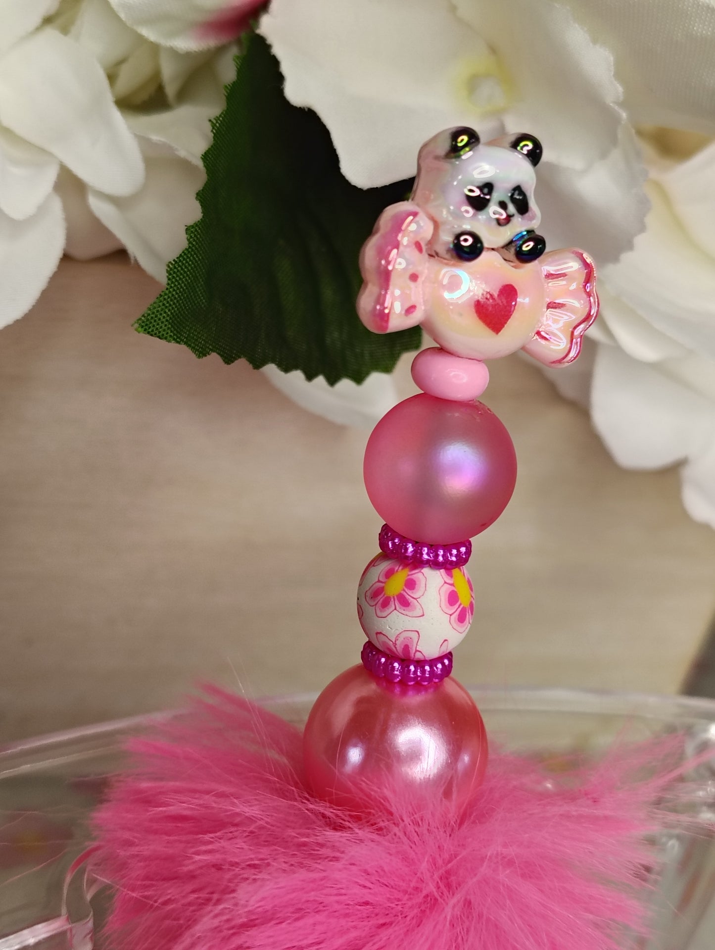 Sweet Panda Puff Pen