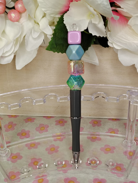 Pastel Gem Beaded Pen ✨💎