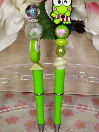 Happy Frog Beaded Pen Gift Set 🐸💚