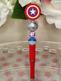 Captain America Inspired | Beaded Pen 🇺🇸✨