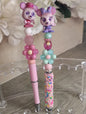 Mickey and Minnie Mouse Inspired | Pink Beaded Pen | Stylus Pen Duo | Candy Sprinkles
