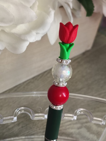 Timeless Rose Beaded Pen