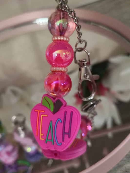 Sweet Teach Apple Keychain