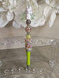 Forest Fairy Fox Beaded Pen | Whimsical Pastel Writing Pen