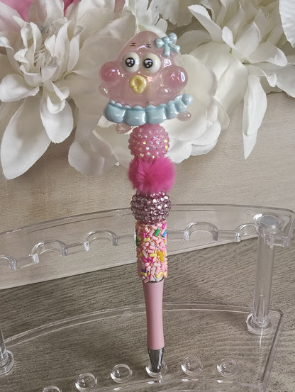 Pink Patrick Star Pen | Cute Pastel Statement Pen