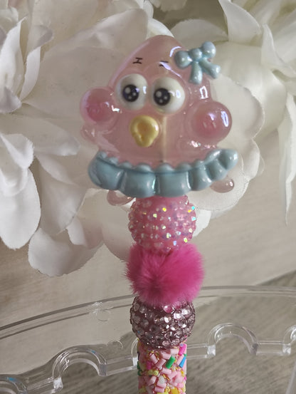 Pink Patrick Star Pen | Cute Pastel Statement Pen