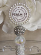 Psalm 91 Spinning Beaded Pen | Faith-Inspired Rotating Top Pen
