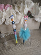 Daisy and Donald Duck Inspired Character | Beaded Pen Set | Colorful Sparkle Duo