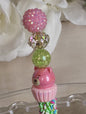 Sweet Bear Cupcake Pen | Candy Sprinkle Beaded Pen