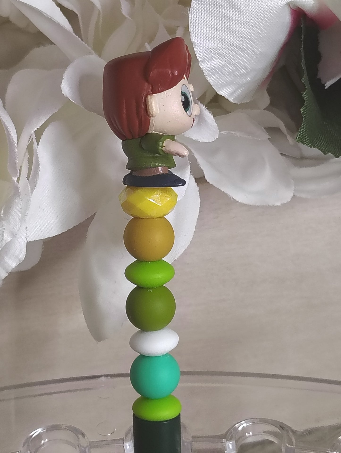 Hunchback of Notre Dame Inspired | Beaded Pen | Playful Character-Style Handmade Pen