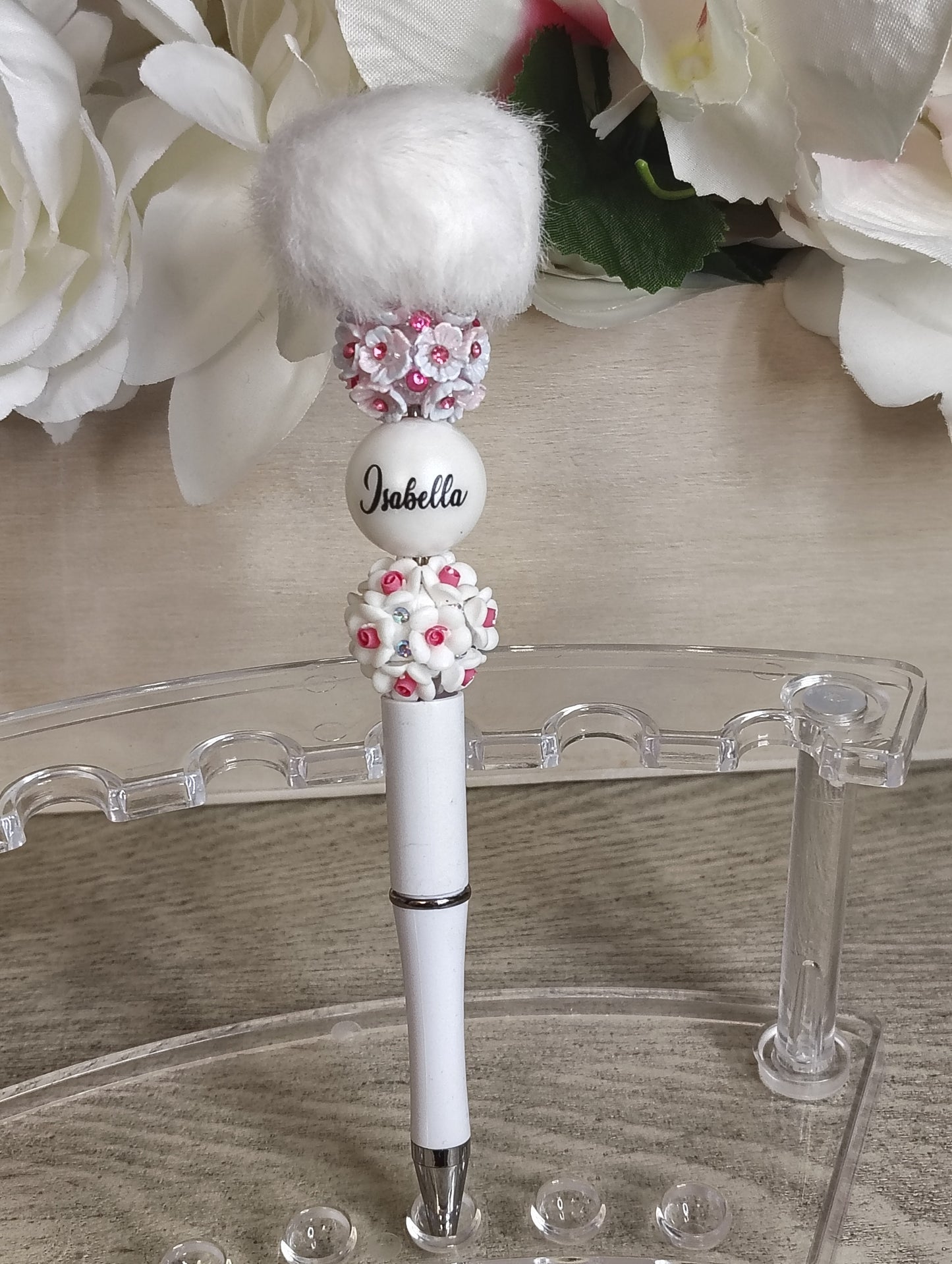Custom Beaded Pen - Personalized