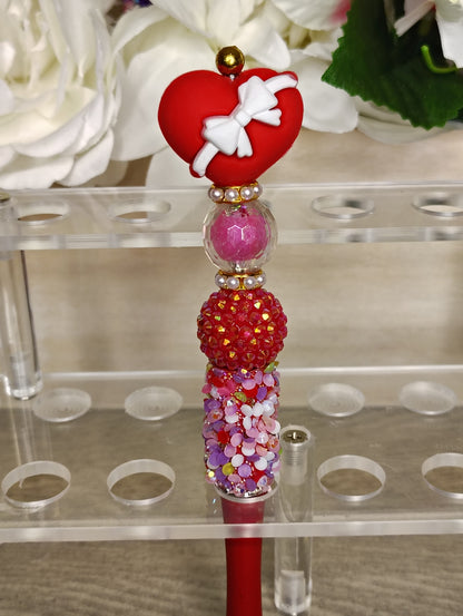 Wrapped in Love Beaded Pen 🎀❤️