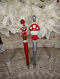 Mario Brothers Inspired Beaded Pen Set 🍄✨