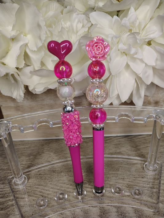 Pretty in Pink Pen & Stylus Set
