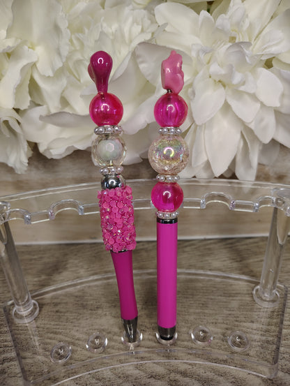 Pretty in Pink Pen & Stylus Set