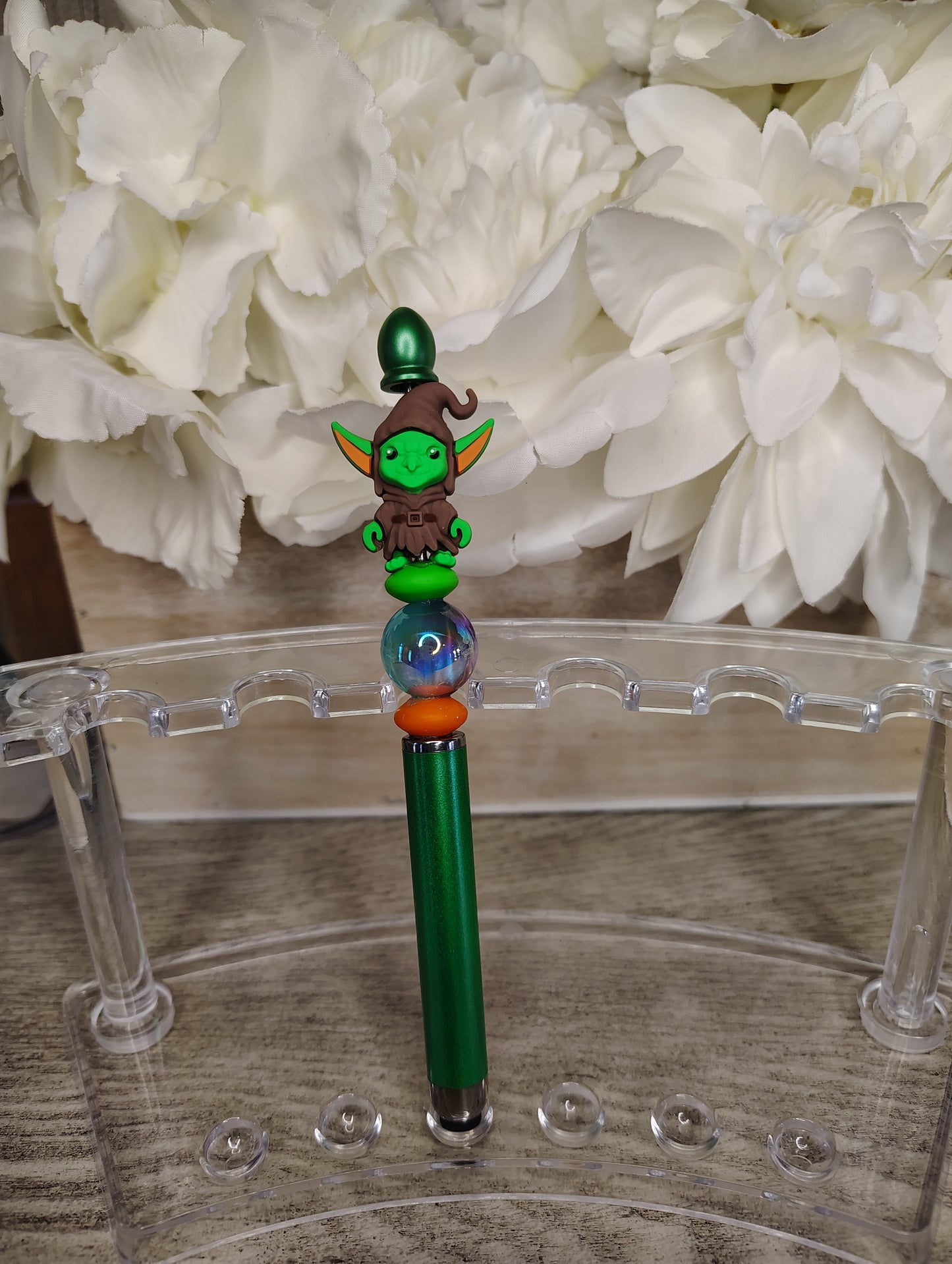 Little Green Goblin Inspired Beaded Pen