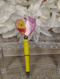 Winnie the Pooh & Piglet Heart Beaded Pen