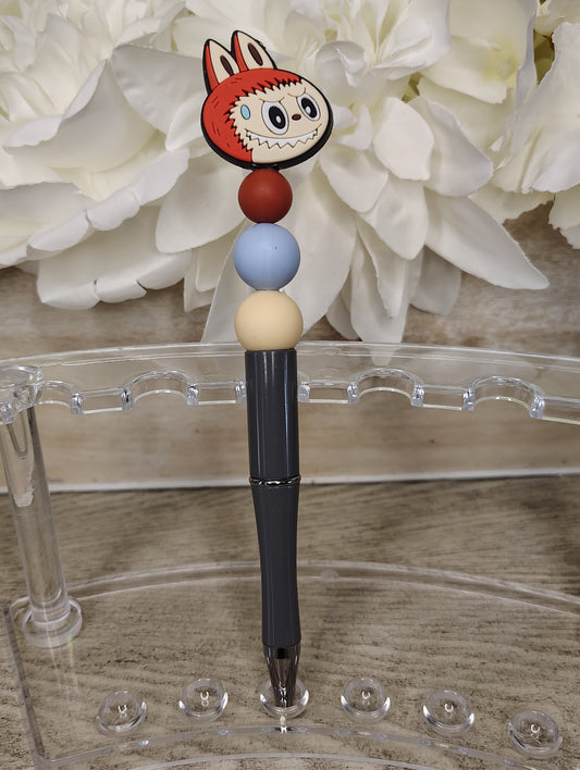 Labubu Inspired Beaded Pen