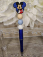Classic Mickey Mouse Inspired Beaded Pen 💙✨