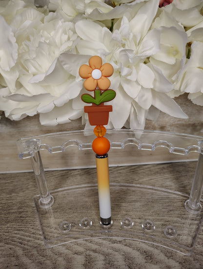 Blooming Flower Beaded Pen