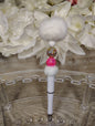 Snowflake Sparkle Pom Pen