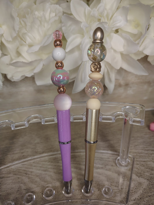 Pastel Luxe Duo Beaded Pens Gift Set