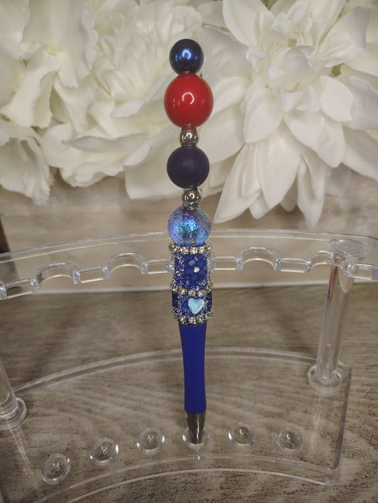 Midnight Glam Beaded Pen