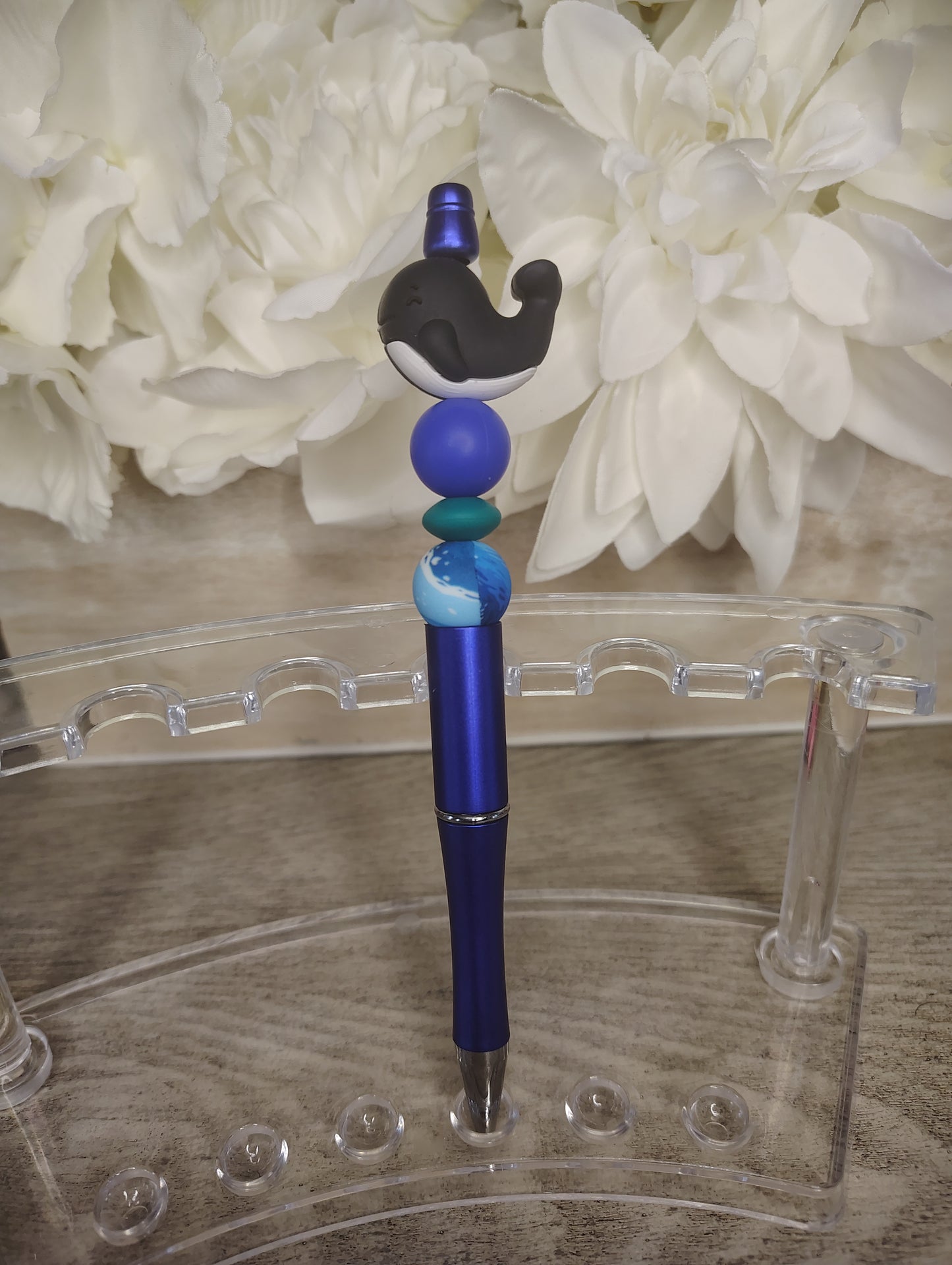 Ocean Breeze Whale Beaded Pen