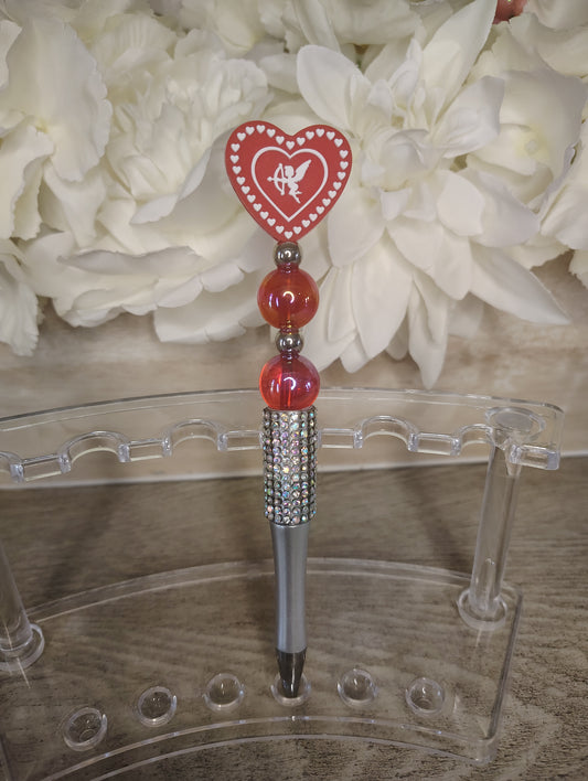Cupid Heart Glam Beaded