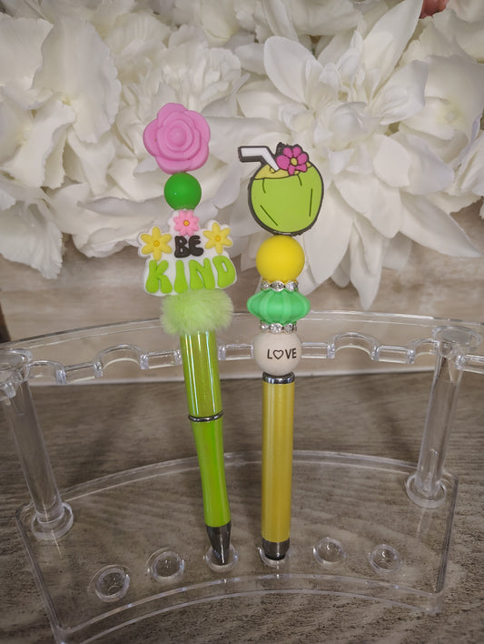 Be Kind & Tropical Pen + Stylus Set