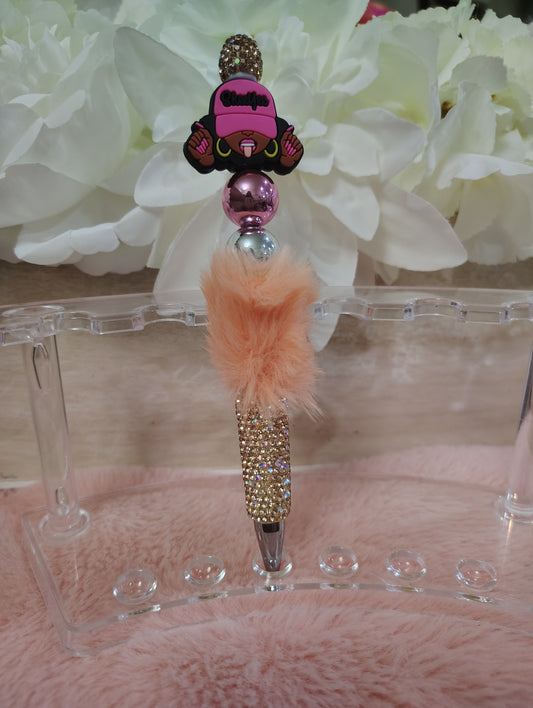 Boss Babe Glam Beaded Pen