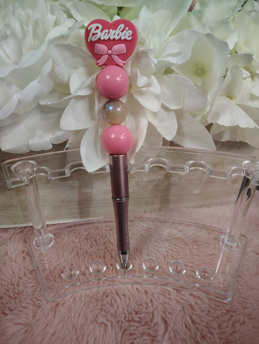 Barbie Inspired Beaded Pen