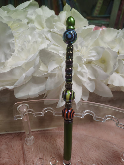 Hagrid Inspired Beaded Pen with Movable character