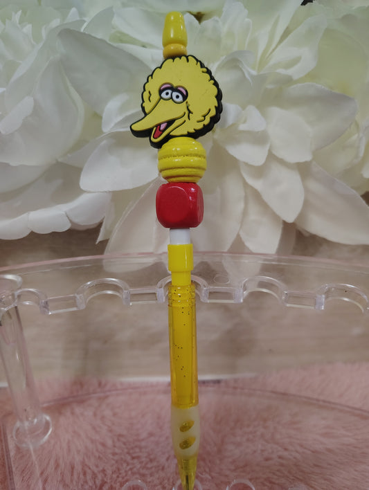 Big Bird Inspired Beaded Mechanical Pencil