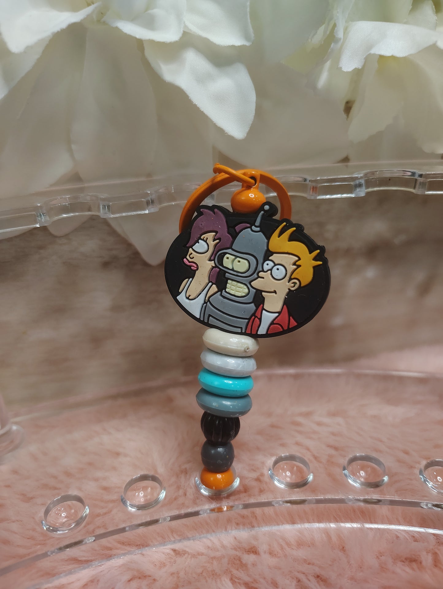 Futurama Inspired Beaded Keychain
Bring a little sci-fi fun wherever you