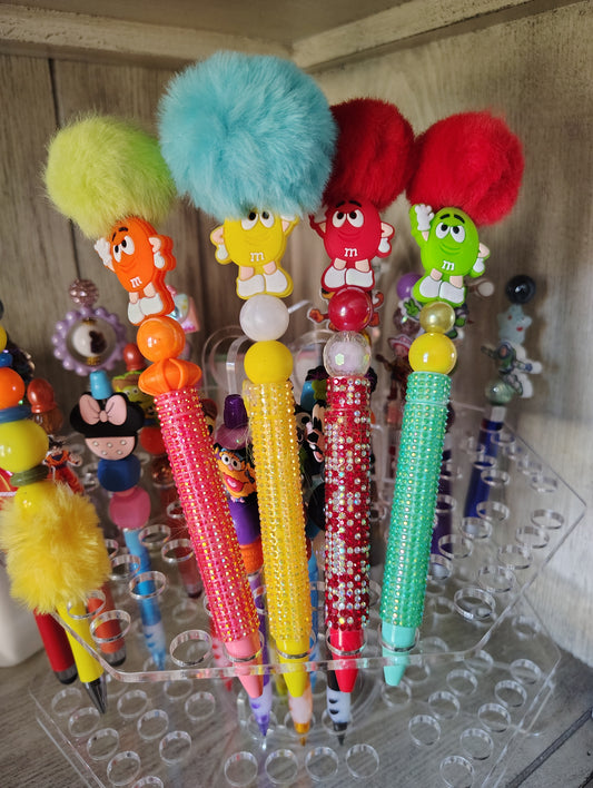 Candy-Inspired Pom-Pom Pen Gift Set